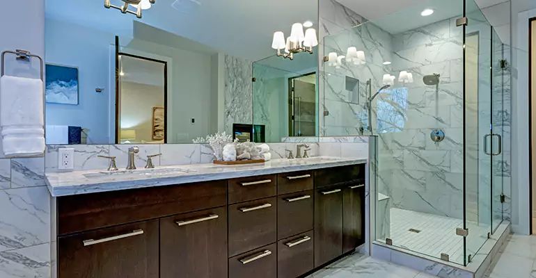 Partial Bathroom Reconstruction in Roanoke