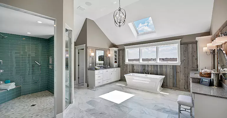 Guest Bathroom Flooring Remodel in Roanoke